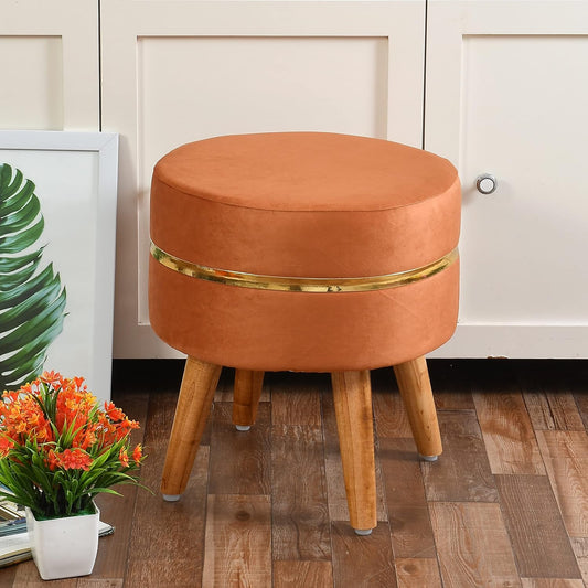 Ring Stool- Ottoman Pouffes Seating Stool for Living Room 16 X 16 X 17 Inches