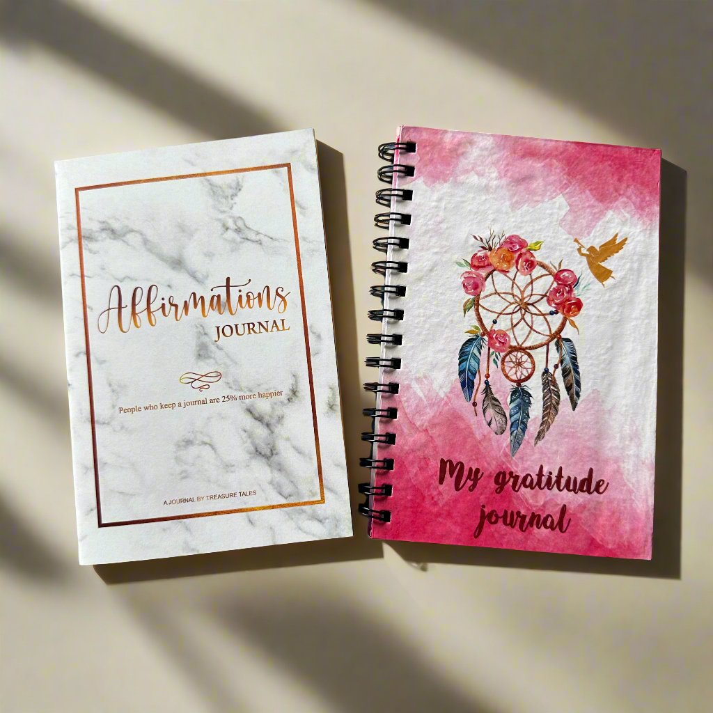 Positivity Duo: Affirmations & Gratitude Journals