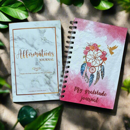 Positivity Duo: Affirmations & Gratitude Journals