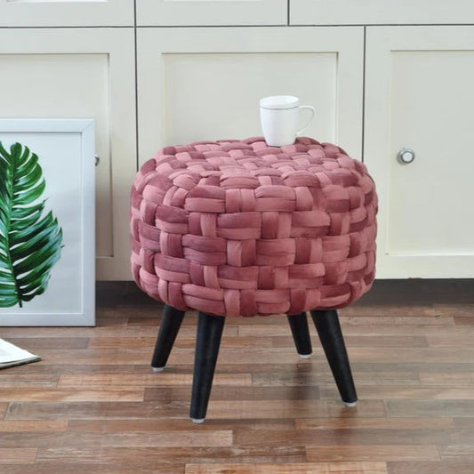 Tussle Stool- Living Room Decor, Soft and Cozy!