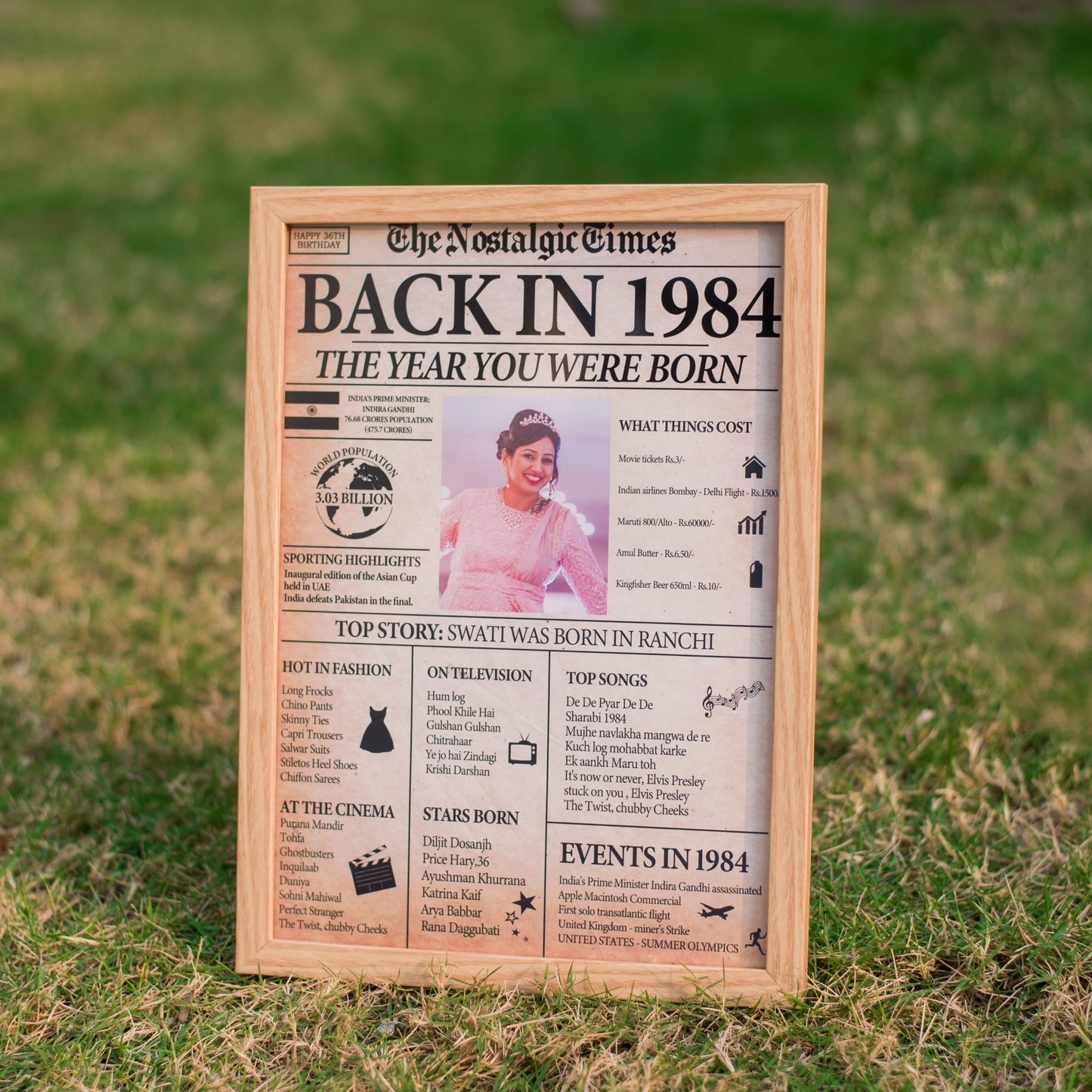 Personalised Newspaper-Back In Times