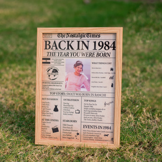 Personalised Newspaper-Back In Times