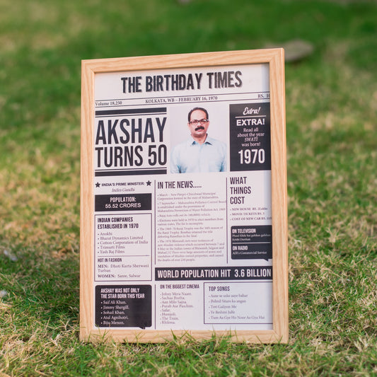 Newspaper-Birthday Times