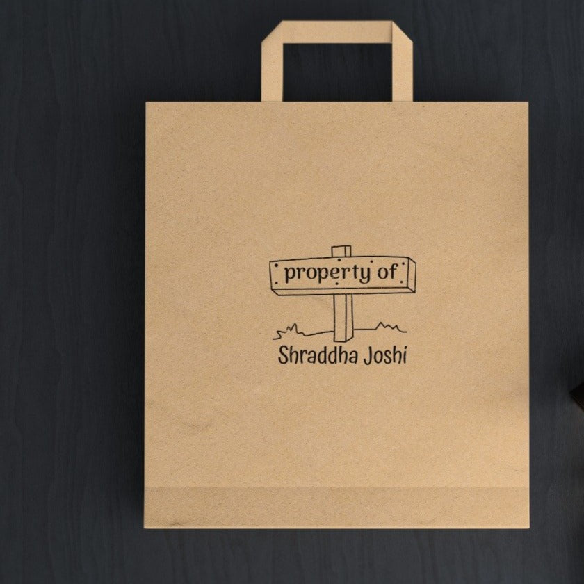 Property Of - Personalised Stamp