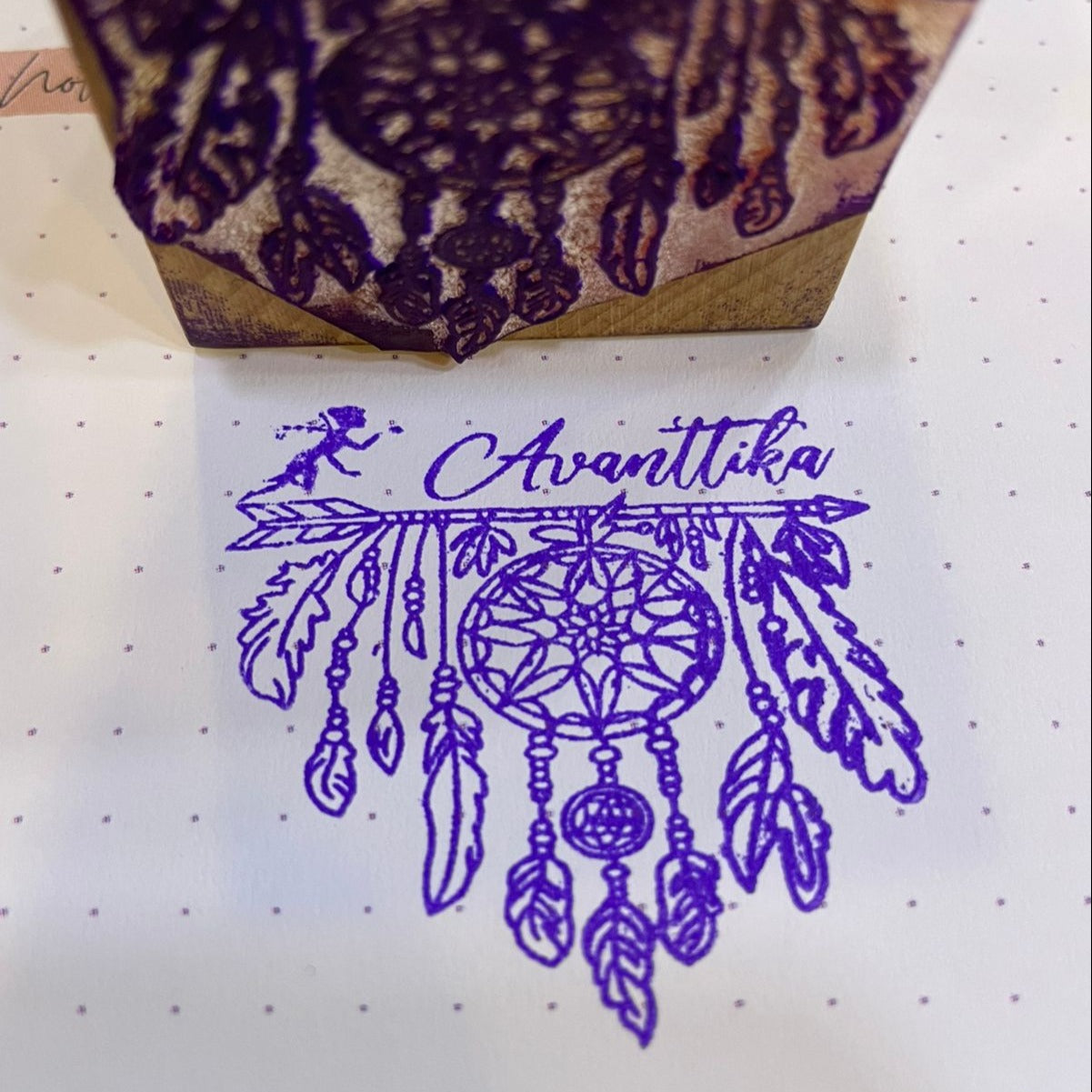 Personalized Name Stamp - Dreamcatcher