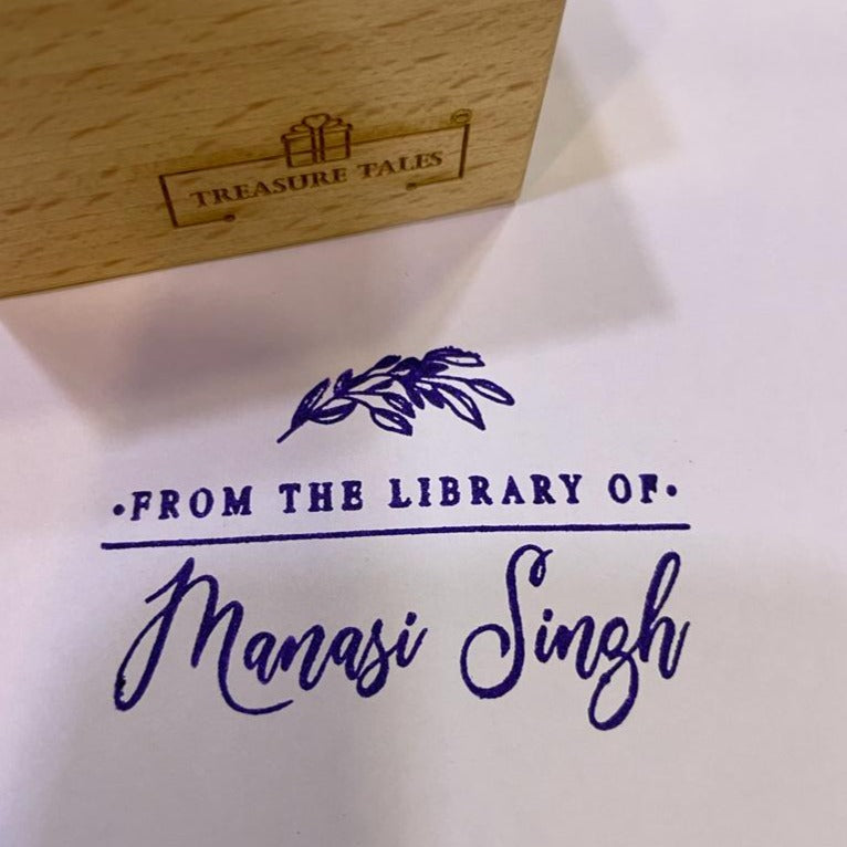 From the Library - Name Stamp