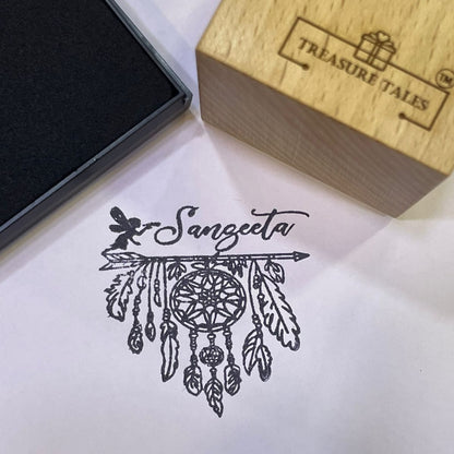 Personalized Name Stamp - Dreamcatcher