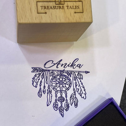 Personalized Name Stamp - Dreamcatcher