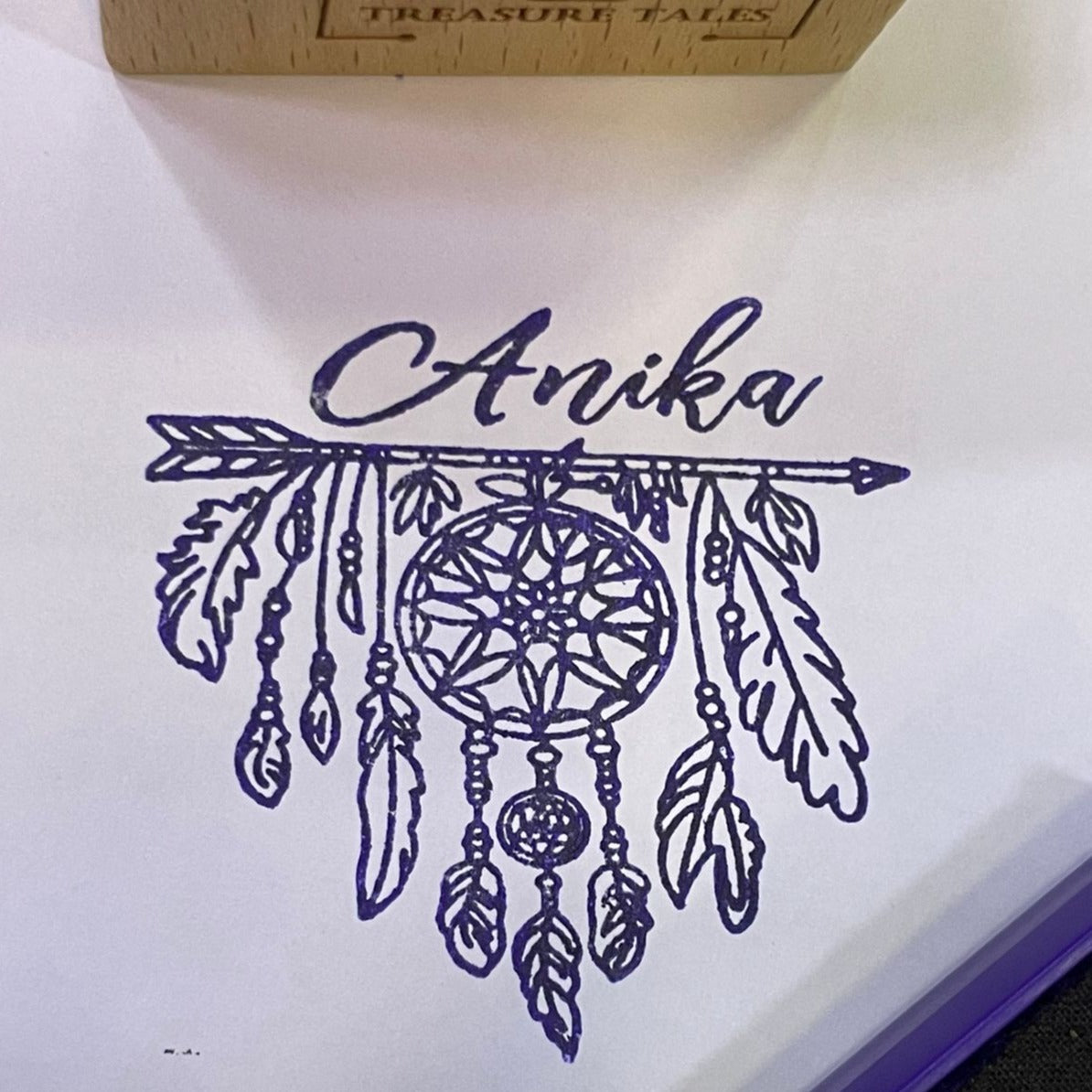 Personalized Name Stamp - Dreamcatcher