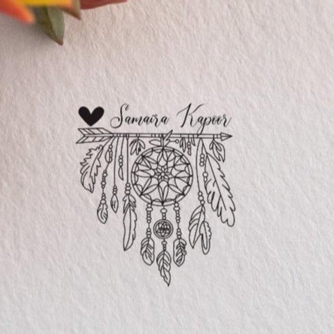 Personalized Name Stamp - Dreamcatcher